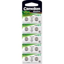 BATTERIJ CAMELION LR44/V13GA 1.5 VOLT ALKALINE KNOOP BLISTER A10