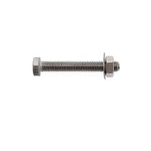 BOUTEN RVS KROON + MOER M6X45 DS A 10 212845