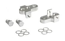 CRANK OND. CRANKVERKORTER 2,5-5CM MIRAGE ALU T6 ZILVER INCL. RVS BOUTEN