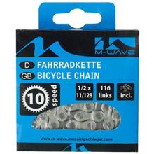 KETTINGEN 11/128  M-WAVE 10 SP ZILVER/ GRIJS = KMC X10