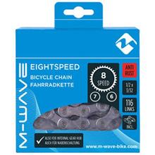 KETTINGEN 3/32 M-WAVE 6/7/8 SP RB ANTI ROEST 116S SHIM/ SRAM/ CAMPAGNOLO = KMC Z8 EPT