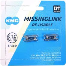 KETTINGENOND. VERB.SCHAKELS 3/32 KMC CL 573  MISSINGLINK 6/8 SPD  KRT A 2