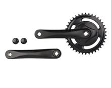 CRANKSET 38T/170MM VINTY SPIELOOS 1/8 ALU GEBOGEN ZWART MET DISC