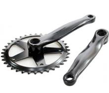 CRANKSET 44T/170MM SPIELOOS [PLAT] ALU ZWART
