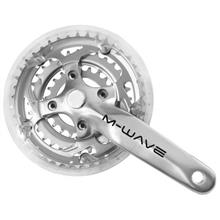 CRANKSET 3V 42-32-22T/170MM ATB MIGHTY M-WAVE + RAND 4-ARM [PLAT]