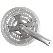 CRANKSET 3V 48-38-28T/170MM BAU + RAND 4-ARM [DIEP] 5 MM ZILVER