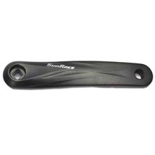 CRANK OND. CR. LINKS 170MM SPIELOOS GEB. ALU/MAT ZWART SUNRACE