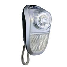 LED VOORLICHT KOPLAMP UNION MOBILE 1 LED MOD. GALAXI 4960 BAT. ZWART/ZILVER