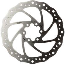 REM OND. ELVEDES REMSCHIJF / ROTOR SX 160MM RVS 6 GAATS ZILVER 138 GRAM MET BOUTJES