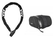 SLOT KETTING AXA ABSOLUTE 5-110 ZWART SAFETY INDEX 7 + ZADELTAS!