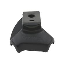 STANDAARDOND. STANDEROND. SPANNINGA KAP ZWART BREED 30MM / HOSTA KAP
