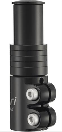 SATORI STUURPEN ADAPTER AHEAD 28.6 / 35MM MET SPACERS UP-4 MAT ZWART