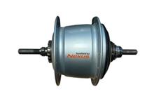 NAAFOND. SHIMANO NEXUS-8 ACHTERNAAF 36 GAATS ROLLERBRAKE SG-C60008 ZILVER