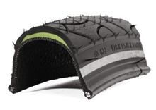 BUITENBAND 28" URBAN PROOF RECYCLED 1MM CORE ZWART+R  37-622 30 TPI