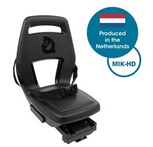 KINDERZITJE ACHTER QIBBEL JUNIOR 6+ MIDNIGHT BLACK MET MIK-HD DRAGERBEVESTIGING INCL. VOETSTEUNEN EN BESCHERMINGSPLATEN