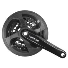 CRANKSET 3V 42-34-24T/170MM ATB SHIMANO TY-301 6/7/8 SP {DIEP}