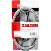 SIMSON BLISTER 020217 VERSNELLNGSKABELSET COMPLEET SHIMANO NEXUS 4/7/8 GRIJS RVS