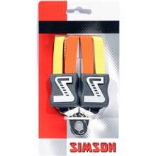 SIMSON BLISTER 021347 SNELBINDER KORT, 3 BINDER, ORANJE/GEEL
