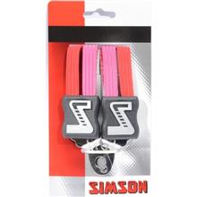 SIMSON BLISTER 021349 SNELBINDER KORT, 3 BINDER, ROZE/ROOD