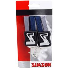 SIMSON BLISTER 021356 SNELBINDER EXTRA STERK, 4 BINDER, MARINE/GRIJS
