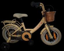 BIKE FUN FIETS 12" MEISJES GIRLY GOUD + MAND 12GG10