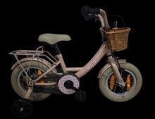 BIKE FUN FIETS 12" MEISJES GIRLY ROZE + MAND 12GG30