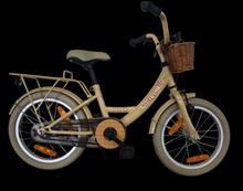 BIKE FUN FIETS 16" MEISJES GIRLY GOUD + MAND 16GG10
