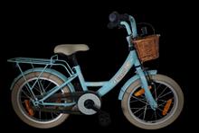 BIKE FUN FIETS 16" MEISJES GIRLY BLAUW + MAND 16GG20