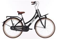 BIKE FUN FIETS 26" MEISJES LOAD 3V MAT ZWART 26LMD180 MET VOOR EN ACHTERDRAGER