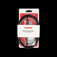 S020216 SIMSON VERSNELLINGSKABELSET SHIMANO NEXUS 4/7/8 ZWART RVS