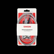 S020217 SIMSON VERSNELLINGSKABELSET SHIMANO NEXUS 4/7/8 GRIJS RVS