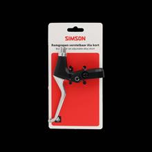 S020236 SIMSON REMHENDELSET VERSTELBAAR KORTE GREEP ALU/ZWART