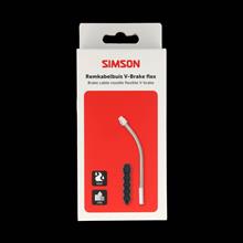 S020238 SIMSON REMKABELBUIS V-BRAKE FLEXIBEL INCL. RUBBER