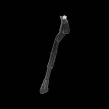 S020414 SIMSON STANDAARD KING VERSTELBAAR BREDE PLAAT ZWART ALU