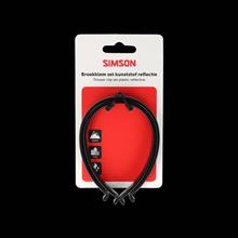 S020930 SIMSON BROEKKLEMMEN KUNSTSTOF MET REFLECTIE