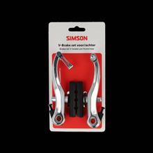 S021807 SIMSON V-BRAKE REMMENSET GESCHIKT ALS VOOR- EN ACHTERREM